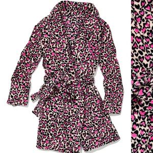 NWT - XS/S Victoria Secret Leopard Robe